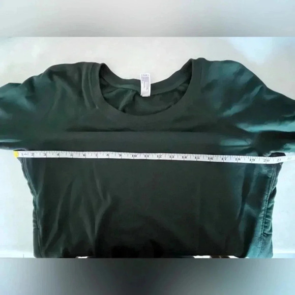 90 DEGREE/ Forest green/ Crew neck/ Raglan sweater/ Side slits/ Size US L - Picture 13 of 13